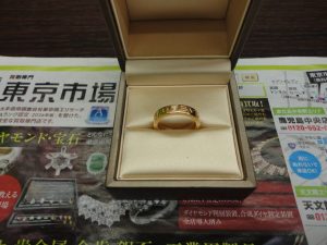 鹿児島市 買取専門 東京市場 国道225号宇宿店 ブランド ブルガリ リング 買取しました。