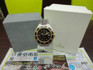 鹿児島市 買取専門 東京市場 国道225号宇宿店 ブランド オメガ 腕時計 買取しました。