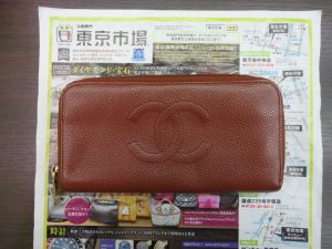 鹿児島市 買取専門 東京市場 国道225号宇宿店 ブランド シャネル 財布 買取しました。