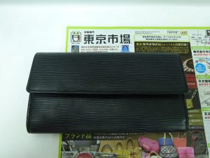 鹿児島市内 買取専門 東京市場 鹿児島中央店 ブランド ルイヴィトン 長財布 買取しました。