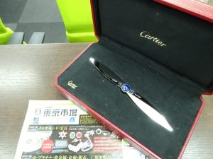 買取専門 東京市場 鹿児島中央店 ブランド カルティエ ペーパーナイフ 買取しました。