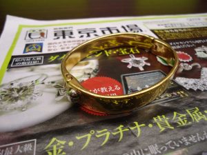鹿児島市 買取専門 東京市場 国道225号宇宿店 ブランド ヴィトン バングル 買取しました。