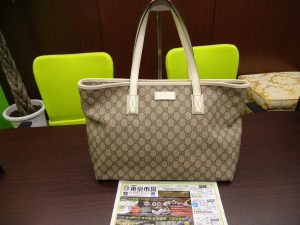 鹿児島市 買取専門 東京市場 国道225号宇宿店 ブランド グッチ バッグ 買取しました。