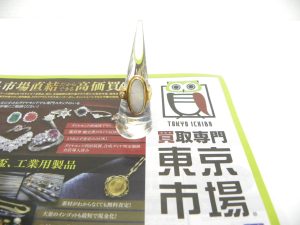金沢市内 買取専門 東京市場 メガドンキラパーク金沢店 金 オパール リング 買取しました。