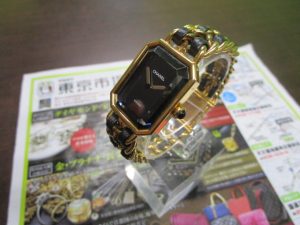 鹿児島市 東京市場 天文館 地蔵角交番前店 ブランド シャネル CHANEL 腕時計 買取しました。