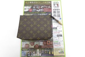 富山 高岡 射水 魚津 砺波 南砺 買取専門 東京市場 ドンキホーテ富山店 ブランド LOUIS VUITTON ポーチ 買取しました。