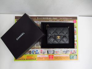 町田市 相模原市 出張買取 高価買取 買取専門 東京市場 町田駅前コビルナ店 ブランド シャネル キャビアスキン チェーンウォレット 買取しました。