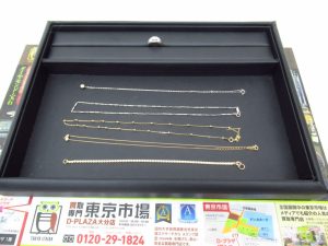 大分市 買取専門 東京市場 Dプラザ大分店 貴金属 18金 プラチナ ネックレス アクセサリー 買取しました。