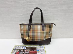 薩摩川内市！ 買取専門 東京市場 タイヨー永利店 ブランド バーバリー バッグ 買取しました。