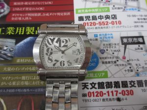 いづろ 中町 金生町 照国通り 東京市場 天文館 御着屋交番前店 ブランド シャリオール 時計 買取しました。