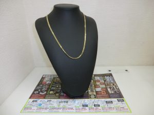 鹿児島市 買取専門 東京市場 サンキュー新栄店 貴金属 金 喜平ネックレス 買取しました。