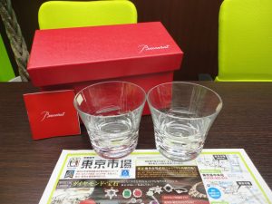 鹿児島市 買取専門 東京市場 国道225号宇宿店 ブランド バカラ グラス 買取しました。