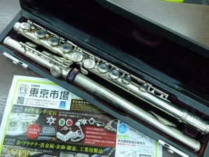 鹿児島市内 買取専門 東京市場 鹿児島中央店 カワイ 楽器 フルート 買取しました。