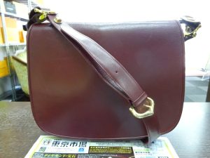 鹿児島市内 買取専門 東京市場 鹿児島中央店 ブランド カルティエ バッグ 買取しました。