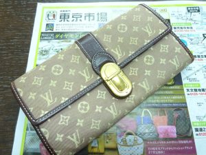 鹿児島市内 買取専門 東京市場 鹿児島中央店 ブランド ルイヴィトン 長財布 買取しました。