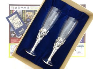 高崎市内 買取専門 東京市場 ドンキホーテ 高崎店 ブランド 食器 シーガルピューター グラスセット 買取しました。