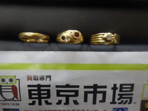 姶良市 買取専門 東京市場 姶良国道10号店 貴金属 金 リング 買取しました。