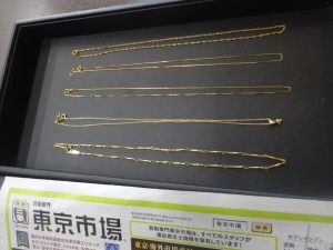 姶良市 買取専門 東京市場 姶良国道10号店 貴金属 金 ネックレス 買取しました。