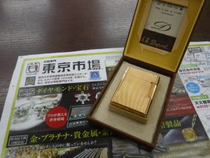 鹿児島市内 買取専門 東京市場 鹿児島中央店 ブランド デュポン ガスライター 買取しました。