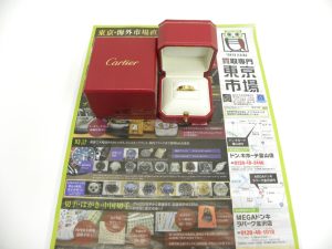 金沢市内 買取専門 東京市場 メガドンキラパーク金沢店 ブランド カルティエ アクセサリー 買取しました。