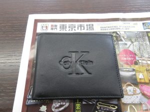 大田原市内！ 買取専門 東京市場 ドンキホーテ大田原店 Calvin Klein 二つ折り レザー ウォレット 買取しました。