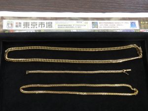 大田原市内！ 買取専門 東京市場 ドンキホーテ大田原店 貴金属 金 喜平 ネックレス買取しました。