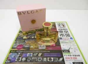 富山 高岡 射水 魚津 砺波 南砺 買取専門 東京市場 ドンキホーテ富山店 ブランド ブルガリ 香水 買取しました。