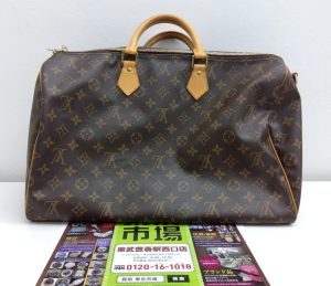春日部市内！ 買取専門 東京市場 東武豊春駅西口店 ルイヴィトン モノグラム スピーディ40 ボストンバッグ 買取しました。