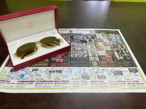 鹿児島市 買取専門 東京市場 天文館 地蔵角交番前店 カルティエ Cartier サングラス 買取しました。