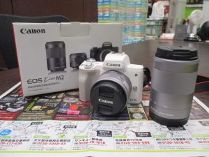 霧島市 買取専門 東京市場 ドンキホーテ霧島隼人店 キャノン EOS Kiss M2 ダブルズームキット 買取しました。
