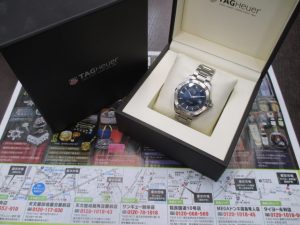 霧島市 買取専門 東京市場 ドンキホーテ霧島隼人店 ブランド タグホイヤー 腕時計 買取しました。