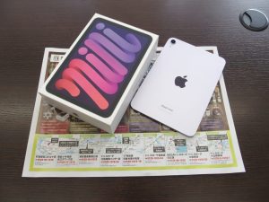 大田原市内！ 買取専門 東京市場 ドンキホーテ大田原店 タブレット アップル iPad mini 第6世代  買取しました。
