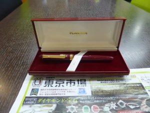 姶良市 買取専門 東京市場 姶良国道10号店 ブランド プラチナ 万年筆 買取しました。