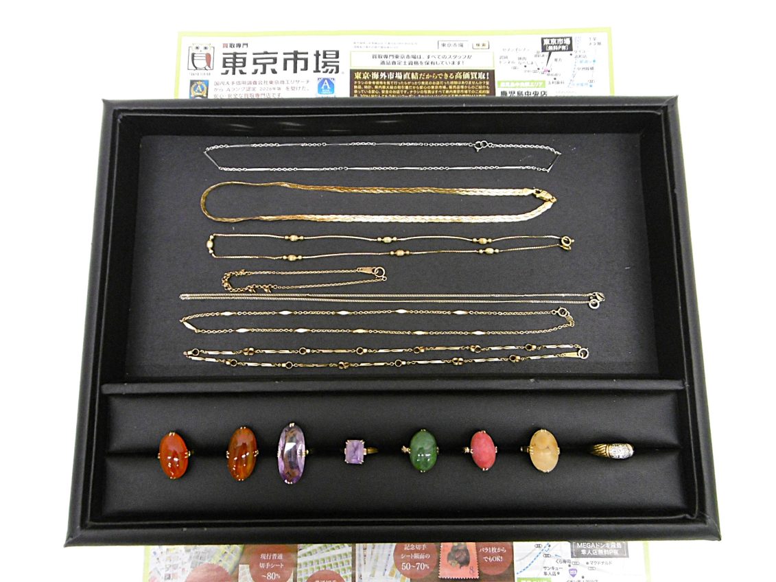 薩摩川内市！ 買取専門 東京市場 タイヨー永利店 貴金属 金 天然石 アクセサリー 買取しました。