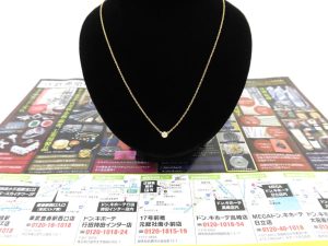 前橋市内 高価買取 買取専門 東京市場 17号前橋元総社南小前店 ブランド ティファニー ネックレス 買取しました。