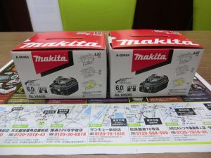 鹿児島市 買取専門 東京市場 サンキュー新栄店 電動工具 マキタ リチウム電池 買取しました。