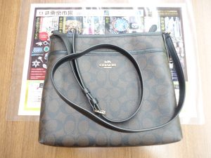 富山 高岡 射水 魚津 砺波 南砺 買取専門 東京市場 ドンキホーテ富山店 ブランド COACH バッグ 買取しました。