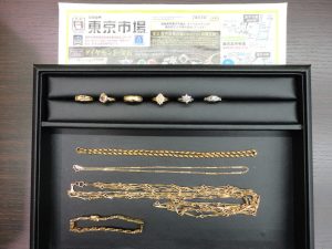 鹿児島市 買取専門 東京市場 国道225号宇宿店 貴金属 金 プラチナ 製品 買取しました。