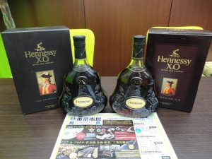 買取専門 東京市場 国道225号宇宿店 洋酒 ヘネシー ブランデー 買取しました。