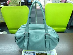 鹿児島市内 買取専門 東京市場 鹿児島中央店 ブランド ロエベ バッグ 買取しました。
