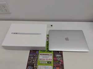 春日部市内！ 高価買取 買取専門 東京市場 東武豊春駅西口店 アップル マックブックエアー 13インチ A2337 買取しました。