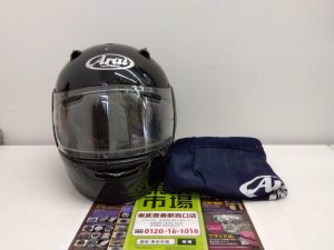 春日部市内！ 買取専門 東京市場 東武豊春駅西口店 アライ フルフェイスヘルメット ブラック QUANTUM-J  買取しました。