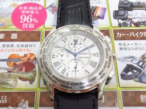 町田市 相模原市 出張買取 高価買取 買取専門 東京市場 町田駅前コビルナ店 ブランド セイコー ワールドタイマー 5T82-0AB0 腕時計 買取しました。