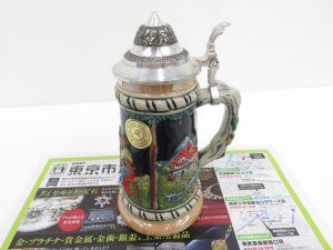 所沢 入間 狭山 日高 秩父 東村山 買取専門 東京市場 西武小手指駅北口タワーズ店 ドイツ ビアマグ 買取しました。