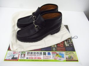大分市 買取専門 東京市場 Dプラザ大分店 ブランド グッチ シューズ 買取しました。