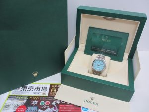 いづろ 中町 金生町 照国通り 東京市場 天文館 御着屋交番前店 ブランド ロレックス 時計 買取しました。