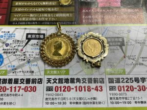 鹿児島市 買取専門 東京市場 天文館 地蔵角交番前店 外国 コイン メイプルリーフ 金貨 各種 買取しました。