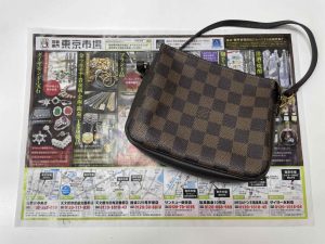 鹿児島市 東京市場 天文館 地蔵角交番前店 ブランド Louis Vuitton ルイヴィトン ポーチ 買取しました。