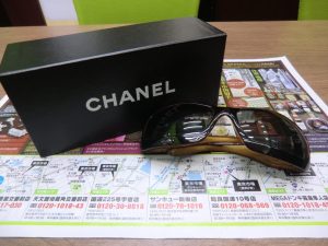鹿児島市 買取専門 東京市場 サンキュー新栄店 ブランド CHANEL サングラス 買取しました。