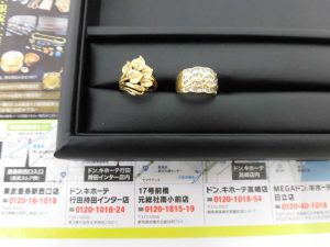前橋市内 買取専門 東京市場 17号前橋元総社南小前店 貴金属 K18 指輪 買取しました。